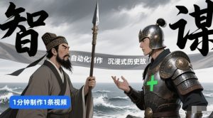 扣子工作流一键生成沉浸式历史故事，一天工作量，3分钟搞定-成可创学网